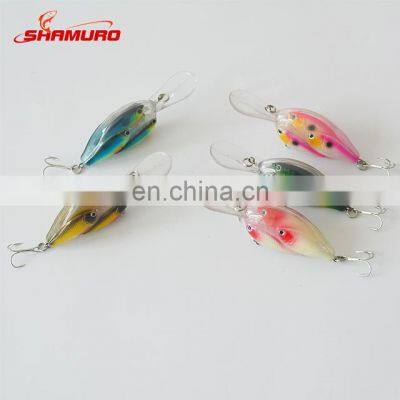 Wholesale 10cm 18g Crankbait Colorful Simulation Plastic Bait Hard Fashing Lure with Hook