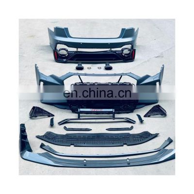 Solid And Durable Original Bumpers Car Body Panel Front Bumper With Grill  For Audi RS6
