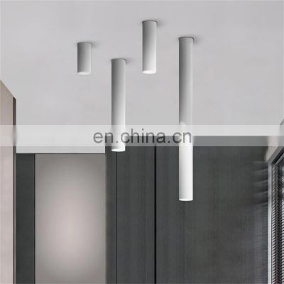 Nordic LED Ceiling Lamp Long Tube Surface Mounted Spot Light Simple Long LED Downlight For Living Room Bedroom Corridor Coffee
