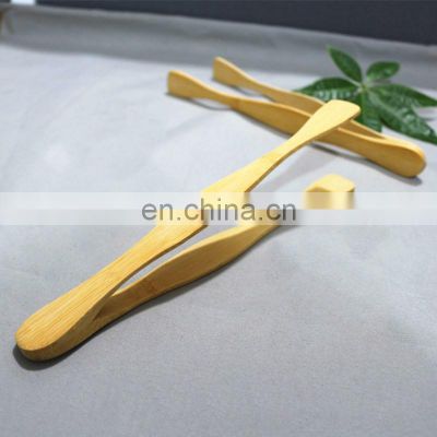 Wholesale Durable Kitchen Restaurant Premium Bamboo Food Toaster Tong Clamp
