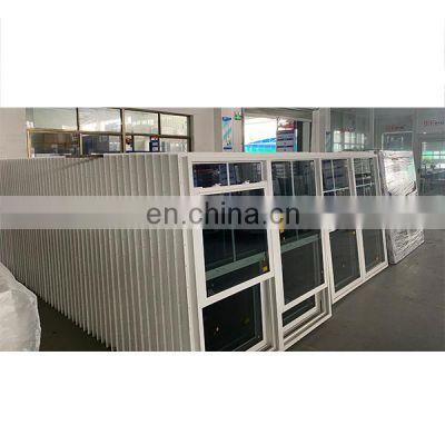American hung window upvc or aluminum single hung window grill for sale with nail fins