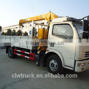 Dongfeng Mini truck mounted crane for sale,5 tons truck crane