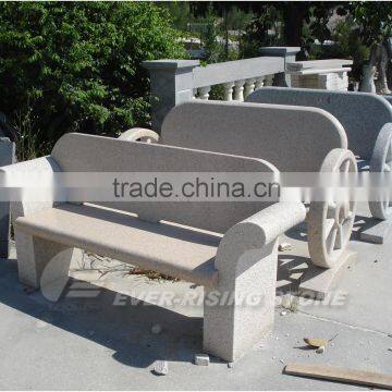 G682 China beige granite cheap garden benches