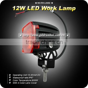 Goldrunhui RH-L0452 12W LED Work Light, Off road, ATV, SUV, 4x4 work lamps