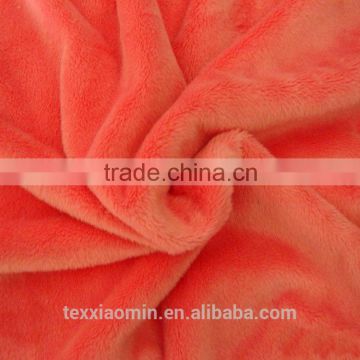 100% polyester micro flannel fleece fabric