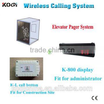 passenger elevator lift systems K-2000+K-L for construction site elevator touch button for lift call button