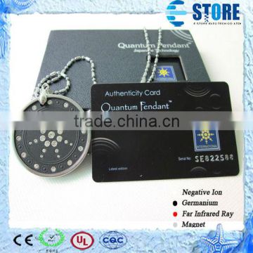 Attractive Scalar Energy Necklace Super Sky Stars Design Quantum Science Ion Pendant with SS Protect Circle