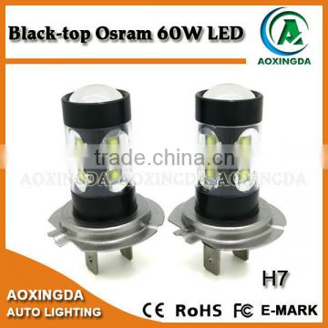 new and hot sell black series Osram 60W 80W H7 LED bulb