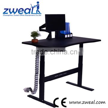 electric adjustable height stand up desk table