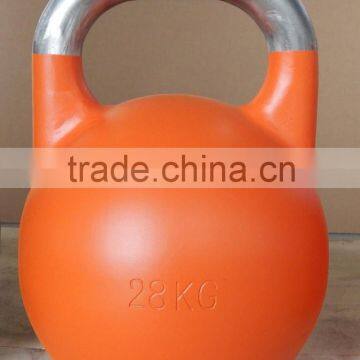 colored kettlebell/steel handle Competittion kettlebell/steel competition kettlebell color