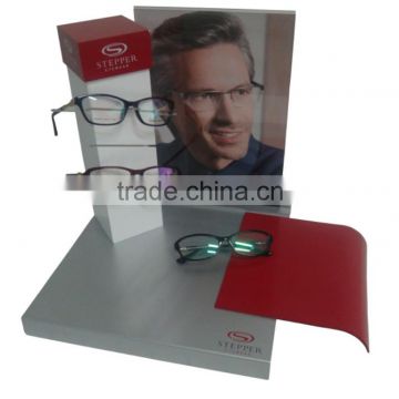 2015 new design HOT sale transparent good quality sunglass acrylic display with acrylic display for sale