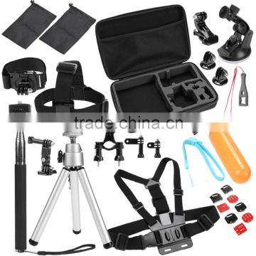 Wholesale Germany Direct Shipment 30 in 1 Adjustable Gopro Accessories Set