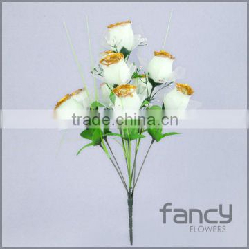 2013 new arrival 10 heads artificial rose bud flowers