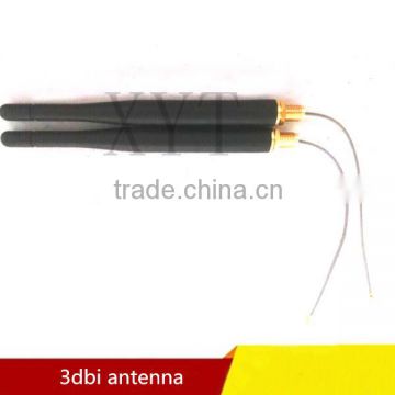 Factory Price 3dbi omni directional external gsm antenna outdoor with rf1.13 coax cable