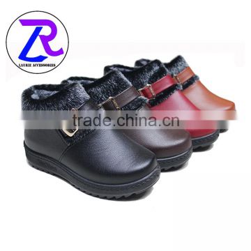 YiWu stock shoes women winter leather shoes cheap women shoes                        
                                                Quality Choice