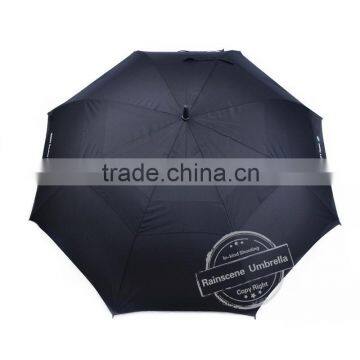 windproof promotion double canopy golf umbrella can customize