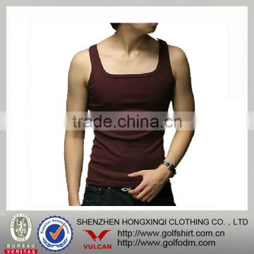 Mens fitting brown H sports vest new style