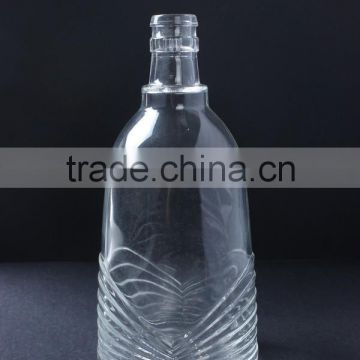 500ml unique shaped wine glass bottles Factory direct sales