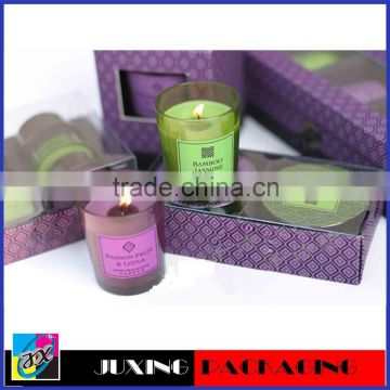 2015 hot sale paper candle packaging box