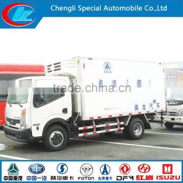 4*2 referigerated box van Live Fish refrigerated box car Dofeng refrigerated box truck for sale