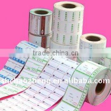 rolling adhesive label