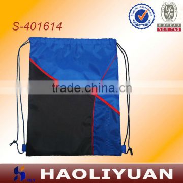2014 new style polyester waterproof drawstring bag