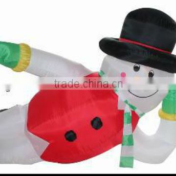 Inflatable Snowman decoration for Xmas