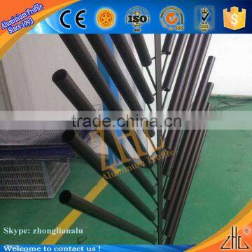 Hot! cnc black anodized aluminum tube china 2015 hot finish tube hollow profile