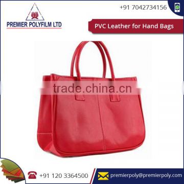 PVC Leather For Hand Bags With Soft Texture And Attractive Print