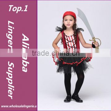 Halloween Christmas pirate costumes girls party cosplay costume for children kids clothes