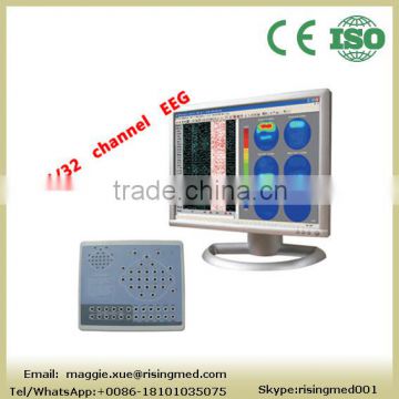 24 Channel Digital EEG electroencephalogram mapping machine for Neurology with software