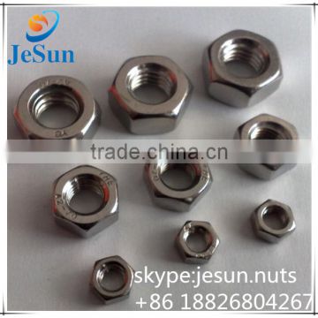 Wholesale high quality fastener factory of stainless steel M6 hex nut