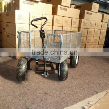 600KGS Heavy duty Garden cart with turf tires