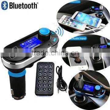 New design dual usb Wireless Bluetooth car FM Transmitter MP3 Player Car Kit Charger for iPhone6 Samsung