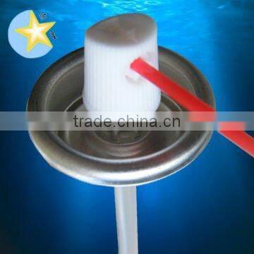 Silicone spary valve for aerosol