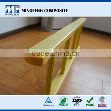 2016 anti - aging Non - slip yellow Insulation Pultrusion fiberglass step ladder