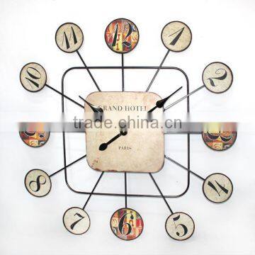 Metal Vintage Decorative Wall Clock Wholesale