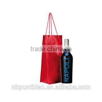 non-woven single bottle bag red wine gift packing bag