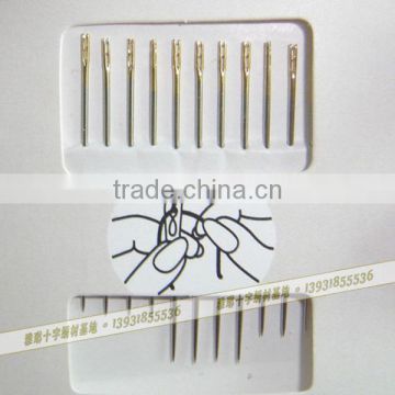 hand sewing needles self threading needles 36 38 42mm for cross stitch