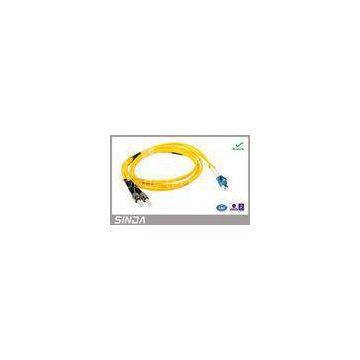 ST To LC Fiber Optic Patch Cord , Singlemode 9 Optical Fiber Patch Cord