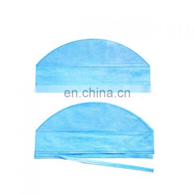 Wholesale Hospital disposable bouffant surgical cap with tie surgical hats medical clip cap