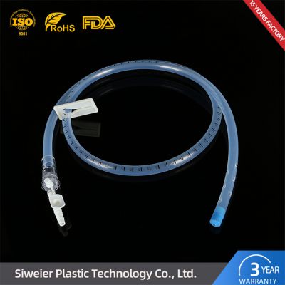 Medical Disposable Transparent Silicone Stomach Nasogastric Feeding Tube