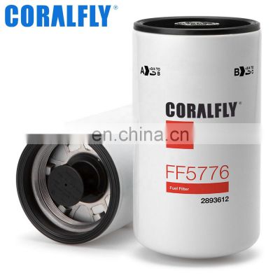 CORALFLY Filtros FF5776 g P555776  FF5825NN Fuel Filter for Fleetguard Carlson
