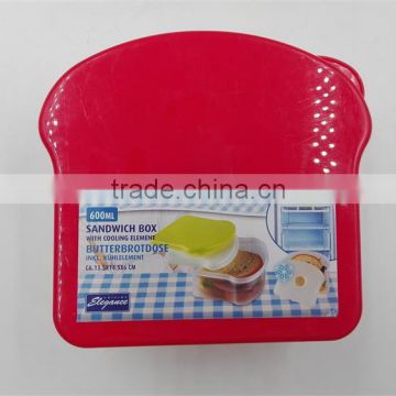 600ml Sandwich box with cooling element