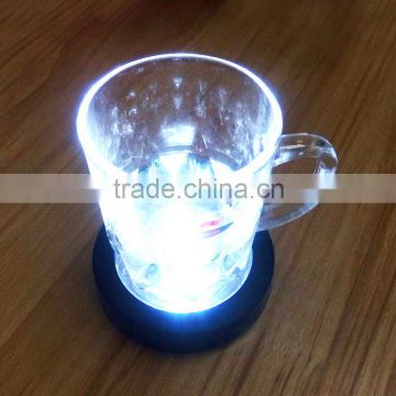 Customized Lots Colors Changeable LED Light Coaster Colorful Flash LED Coaster