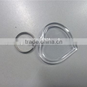 Plastic heart-shaped key chain/heart shaped key chains