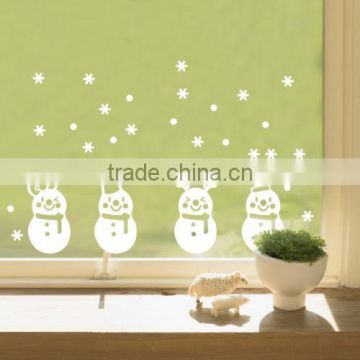 [Alforever]4 cute christmas snowman wall sticker decals