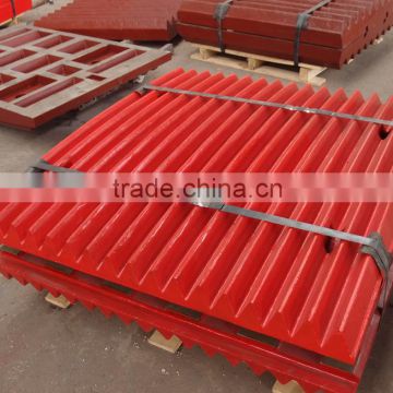 High manganese steel casting crusher wear parts jaw plate