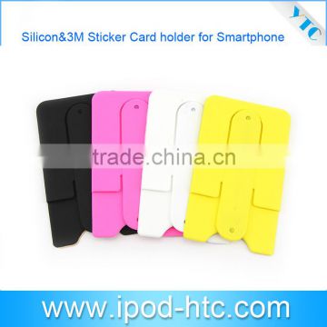Silicone card holder, mobile phone case card holder wallet, Silicone Card Holder