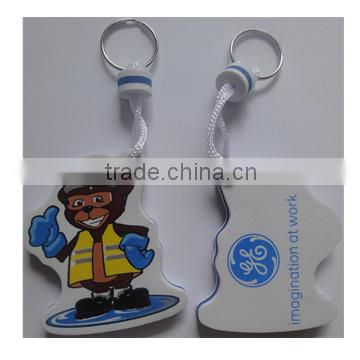 double sides printed with your logo, perpect gifts eva keychains for swimming